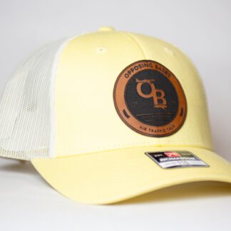 Low Profile Trucker Hat with OB Leather Patch