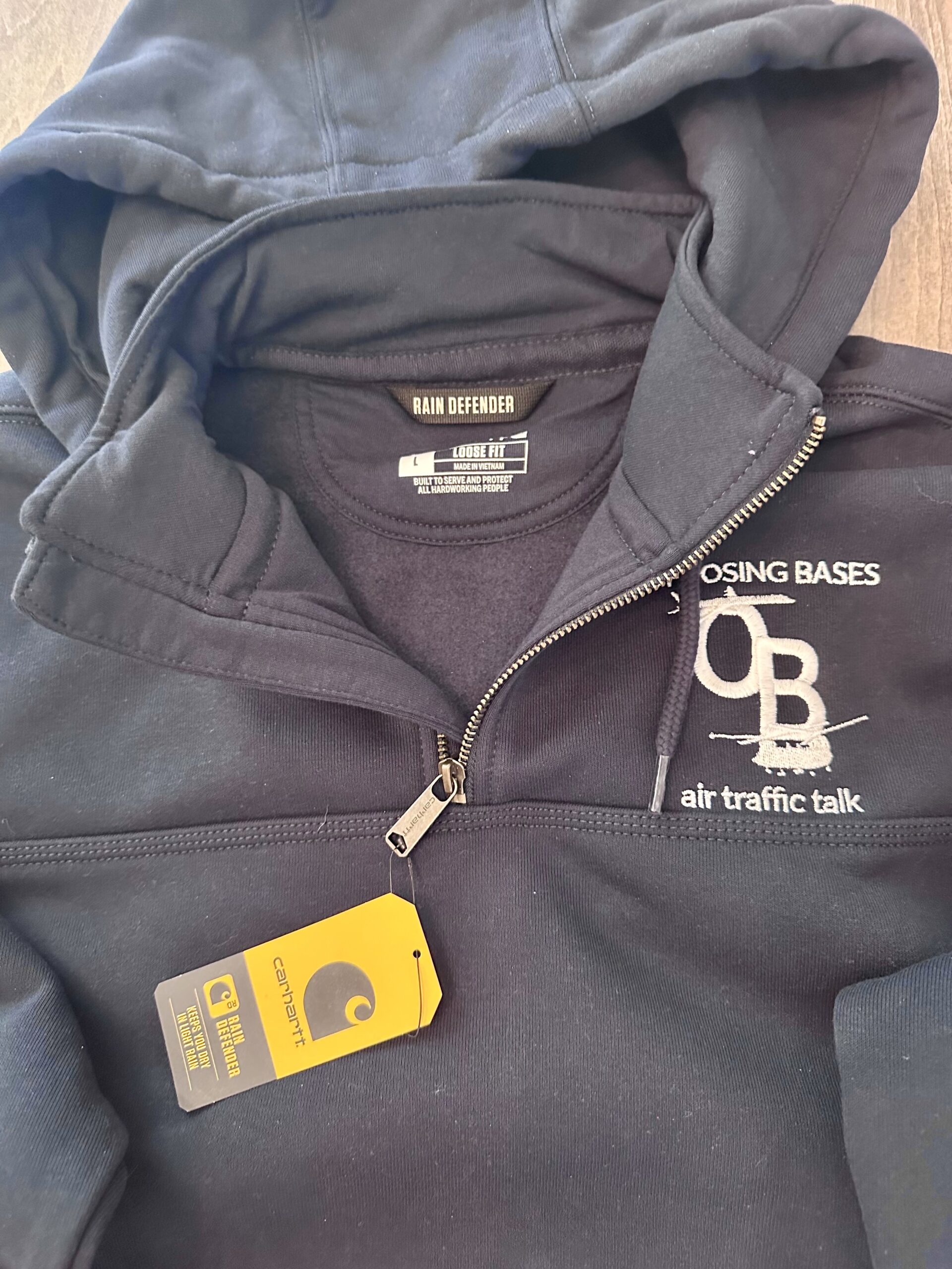 Carhartt Rain Defender® ¼-Zip Hoodie — Loose Fit (Men’s) - Image 3