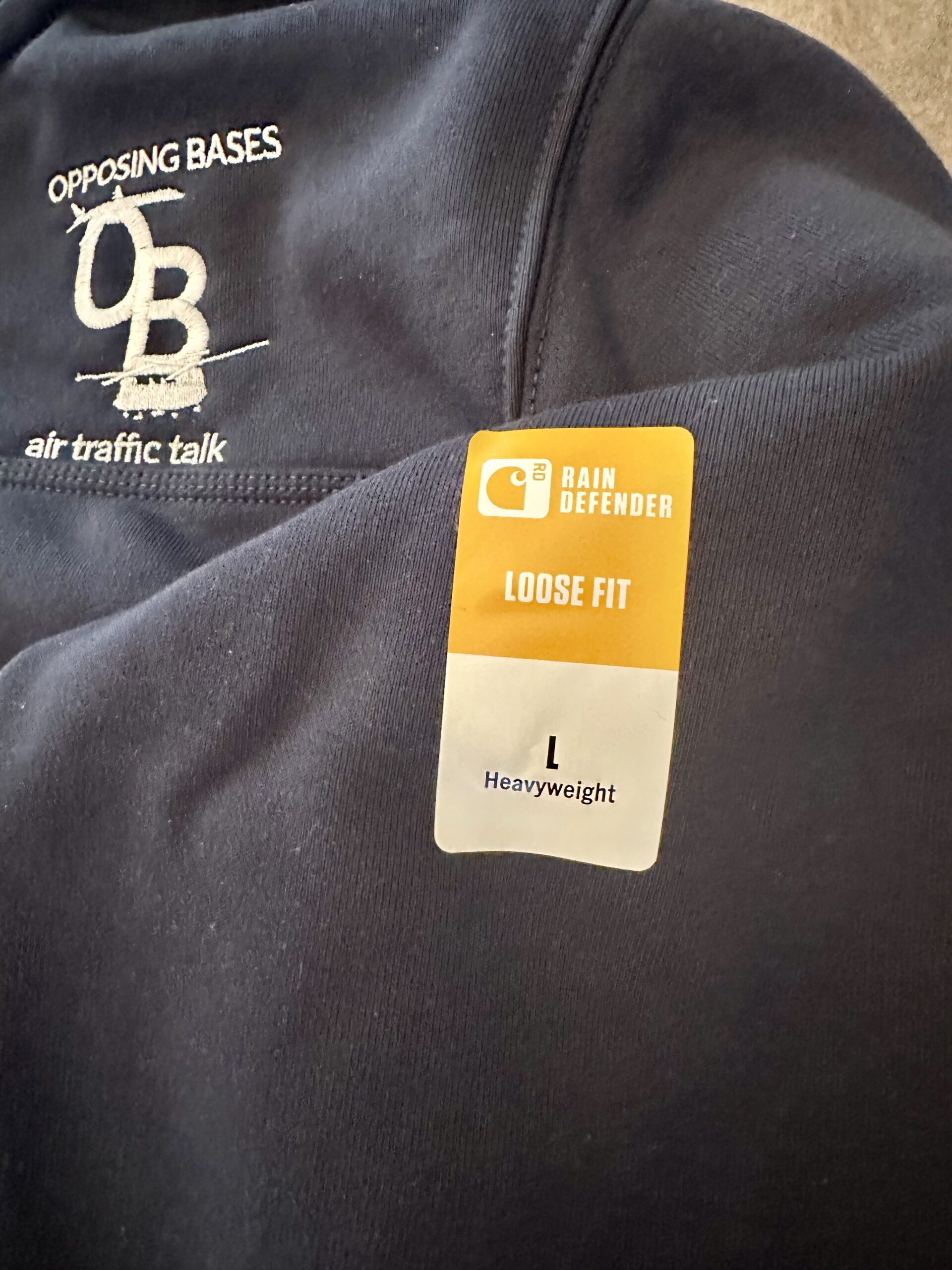 Carhartt Rain Defender® ¼-Zip Hoodie — Loose Fit (Men’s) - Image 4