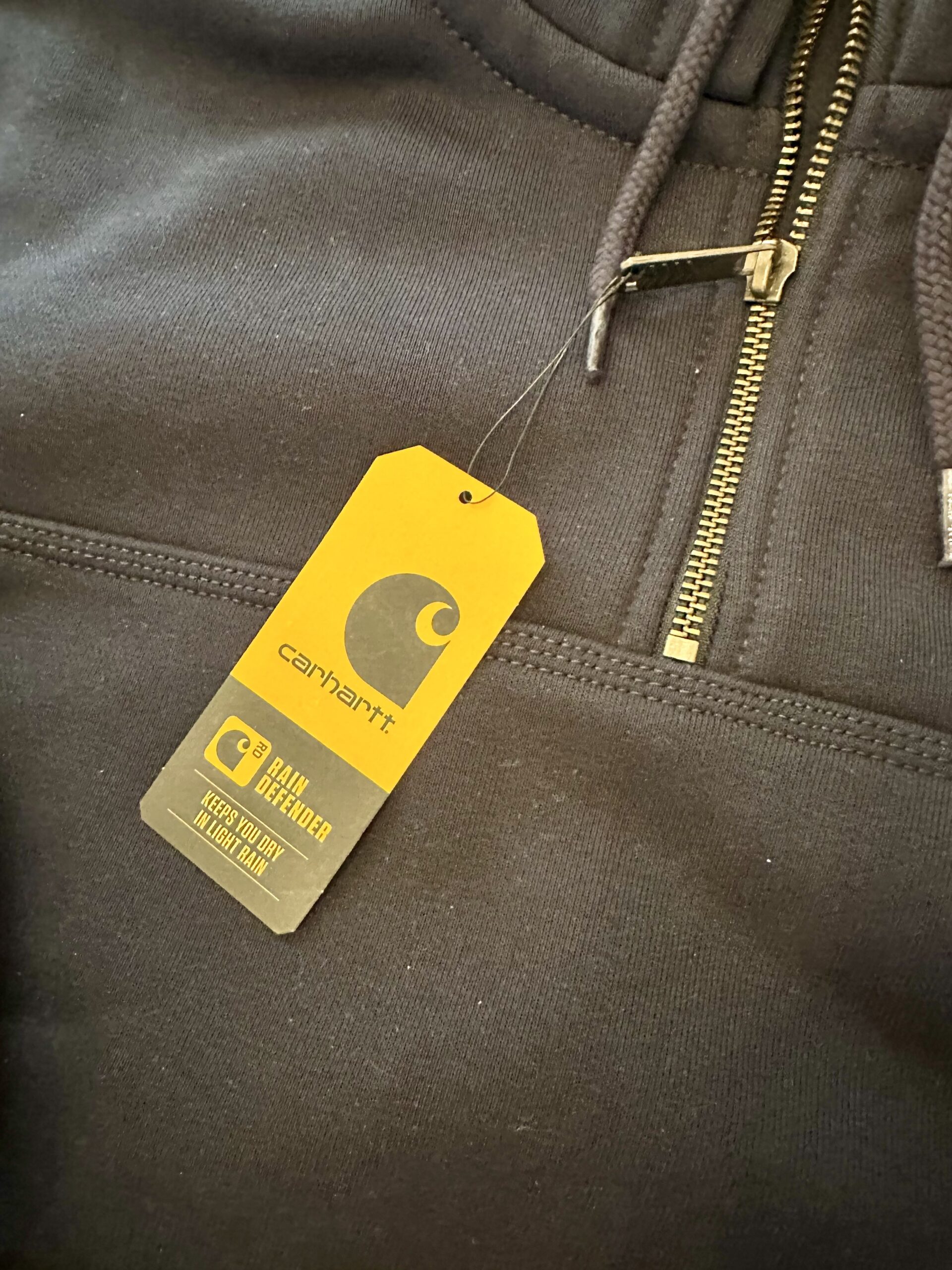 Carhartt Rain Defender® ¼-Zip Hoodie — Loose Fit (Men’s) - Image 5