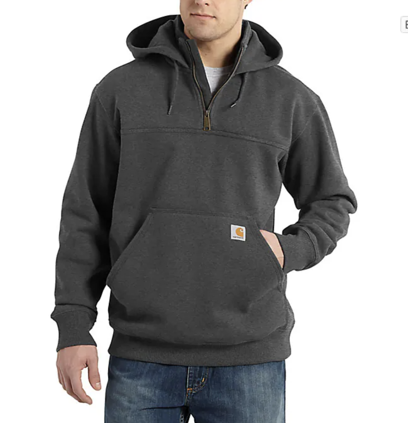 Carhartt Rain Defender® ¼-Zip Hoodie — Loose Fit (Men’s) - Image 7